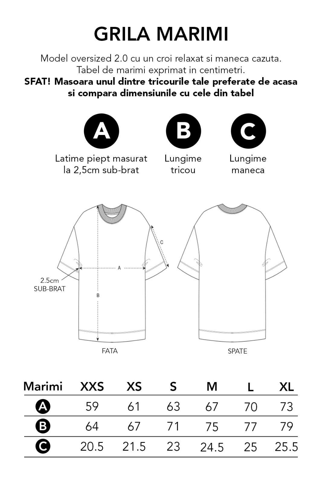 tricou oversized 2.0 unisex Cristina Frei